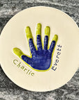 Stacked Hands Plate