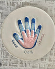 Stacked Hands Plate