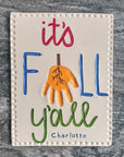 It's Fall Y'all Plate