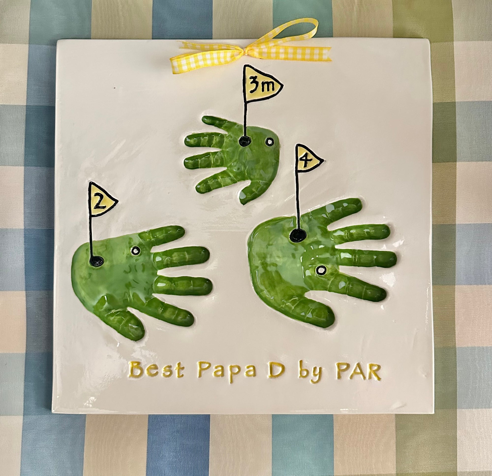 Best Dad By Par Plate