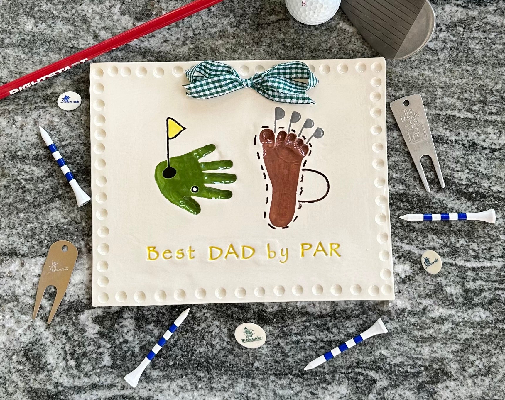 Best Dad By Par Plate