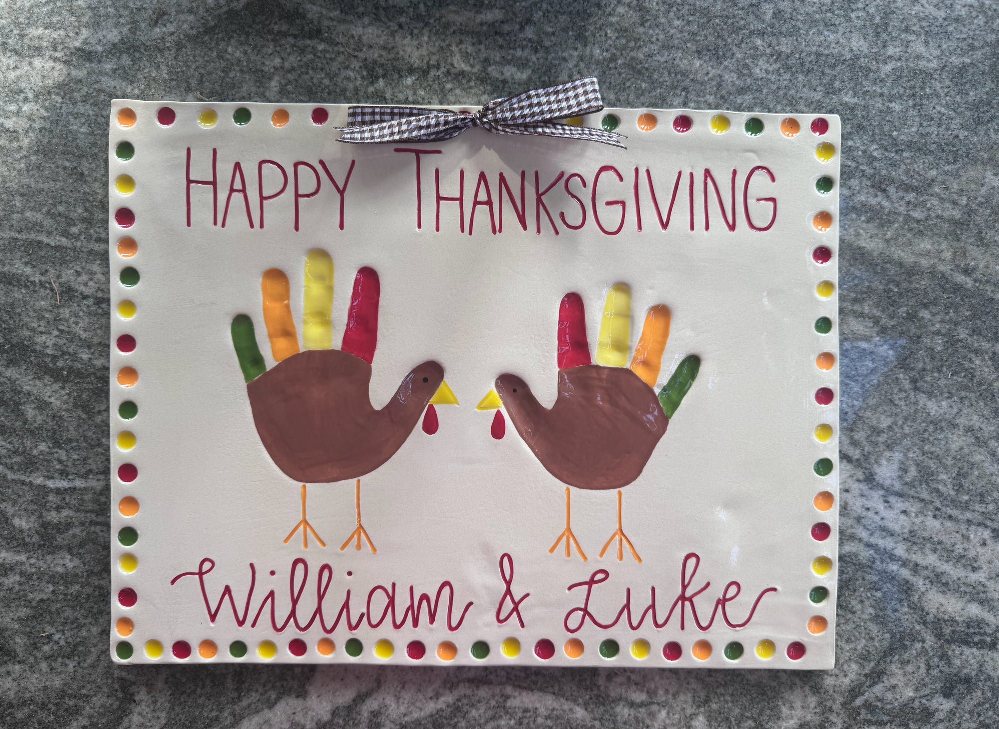 Thanksgiving Plate