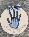 Stacked Hands Plate