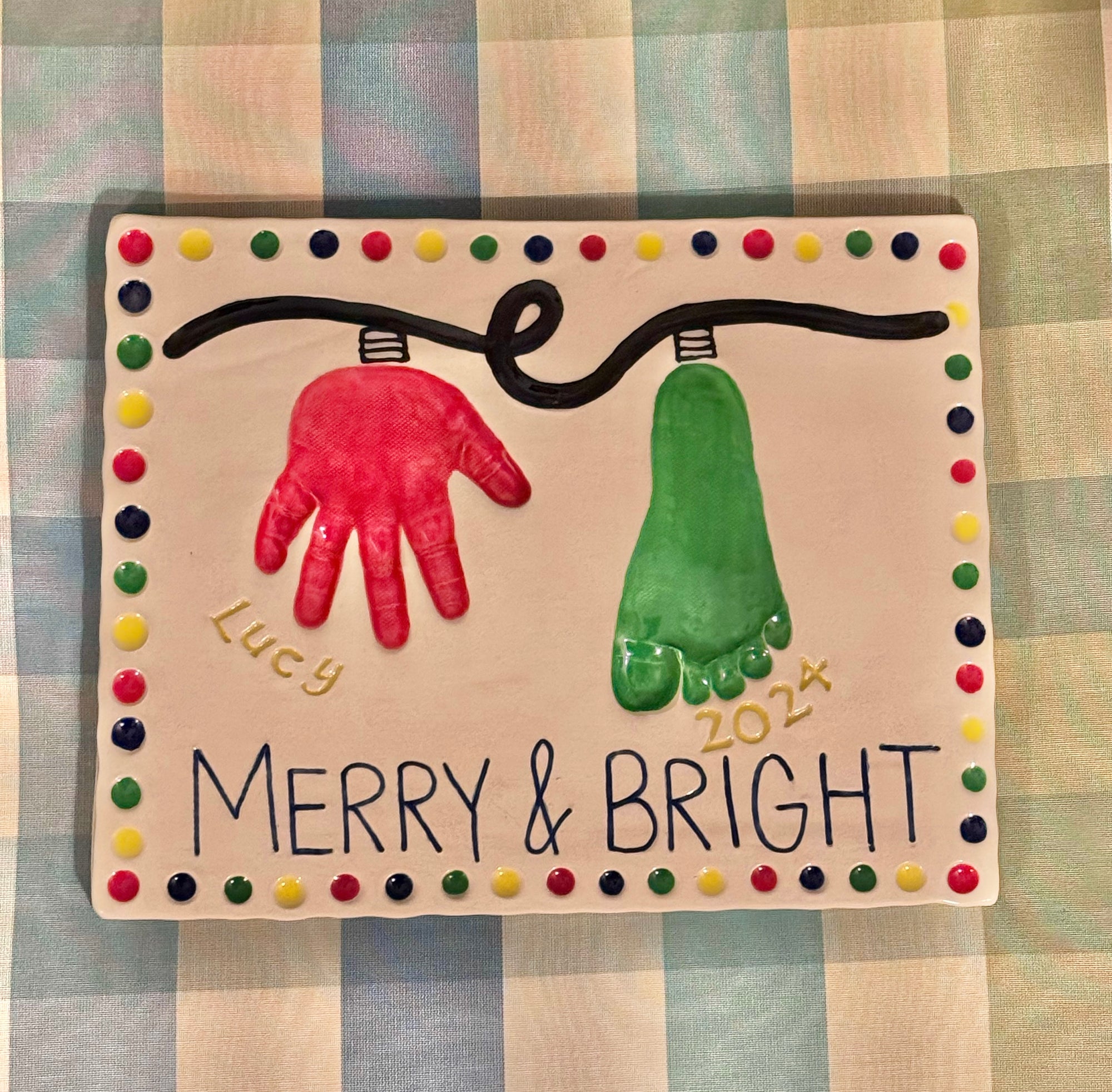 Merry &amp; Bright Plate