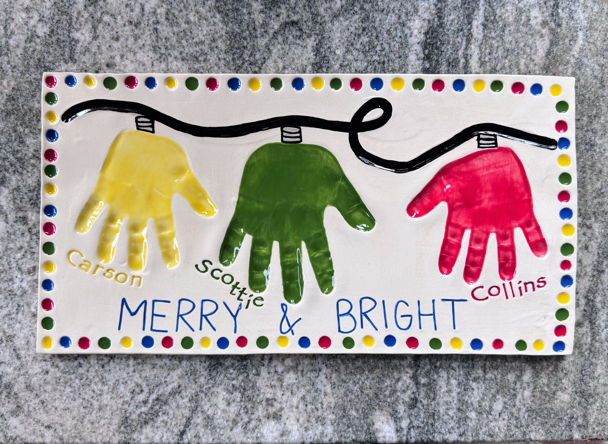 Merry &amp; Bright Plate