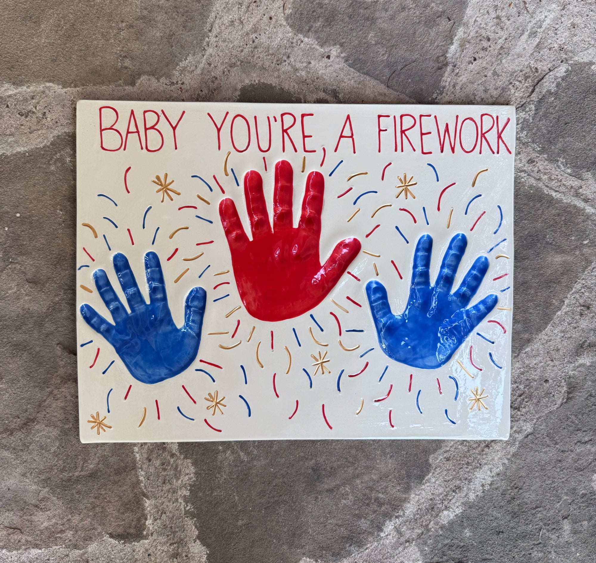 Firework Plate
