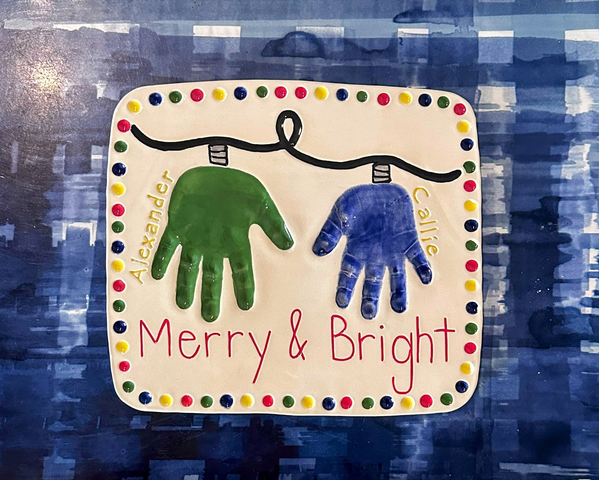 Merry &amp; Bright Plate