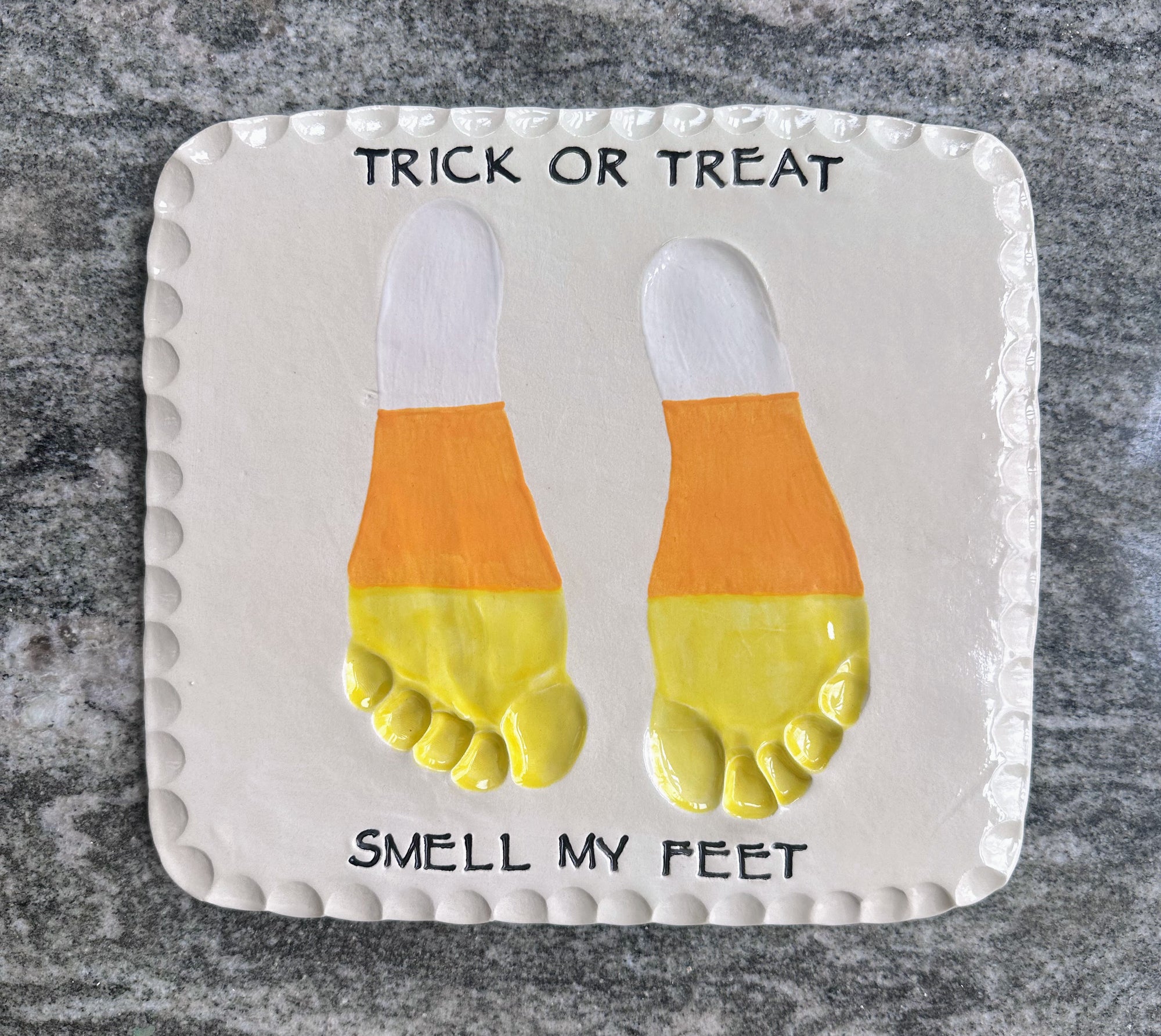 Candy Corn Plate