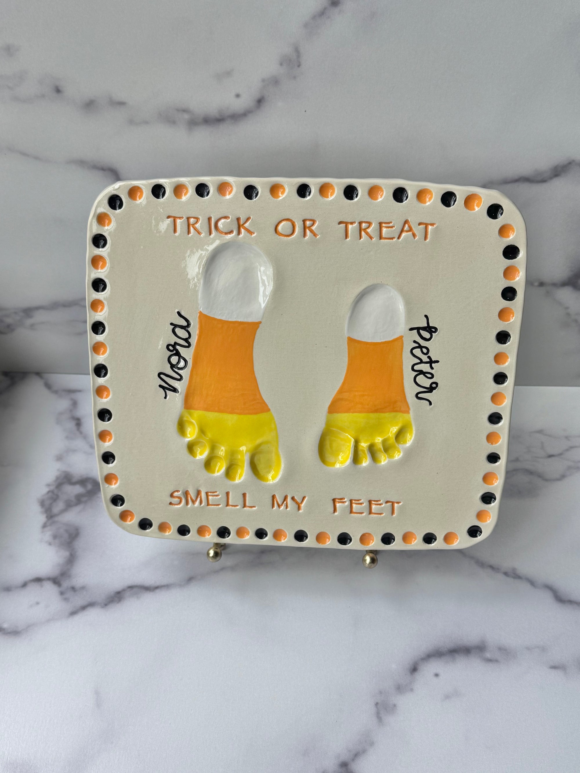 Candy Corn Plate