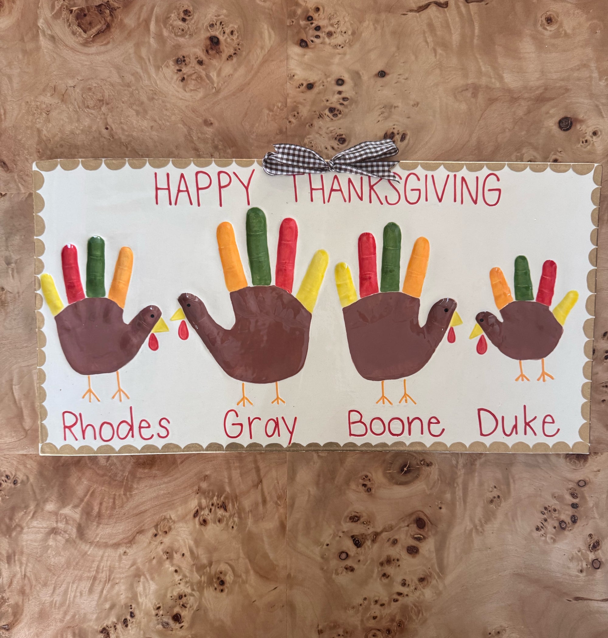 Thanksgiving Plate