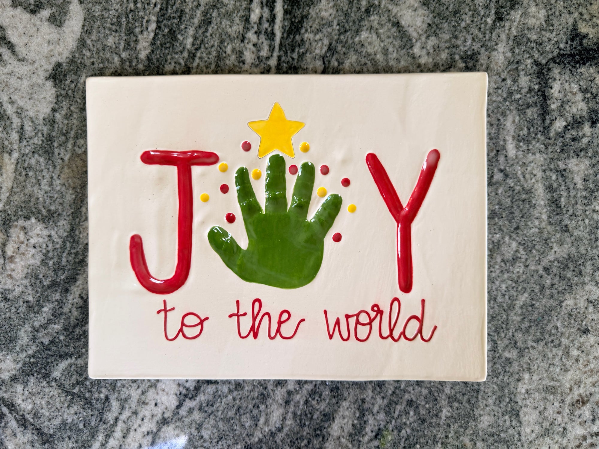 Joy to the World plate